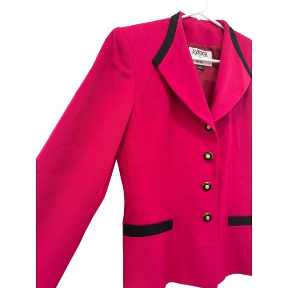 Kasper for ASL Vintage Pink Blazer; Women's 4 - Picture 3 of 6